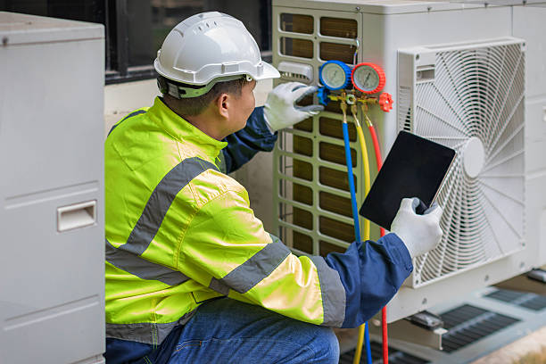 Professional Heat Pump Repair technician working in Waretown, NJ